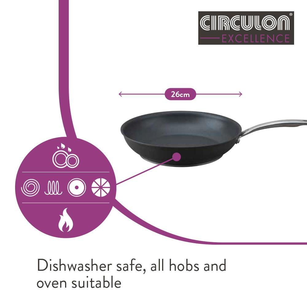 Excellence Non Stick Frying Pan Set - 22cm & 26cm