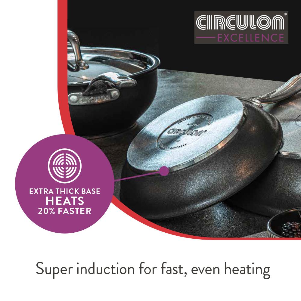 Excellence Non Stick Frying Pan Set - 22cm & 26cm
