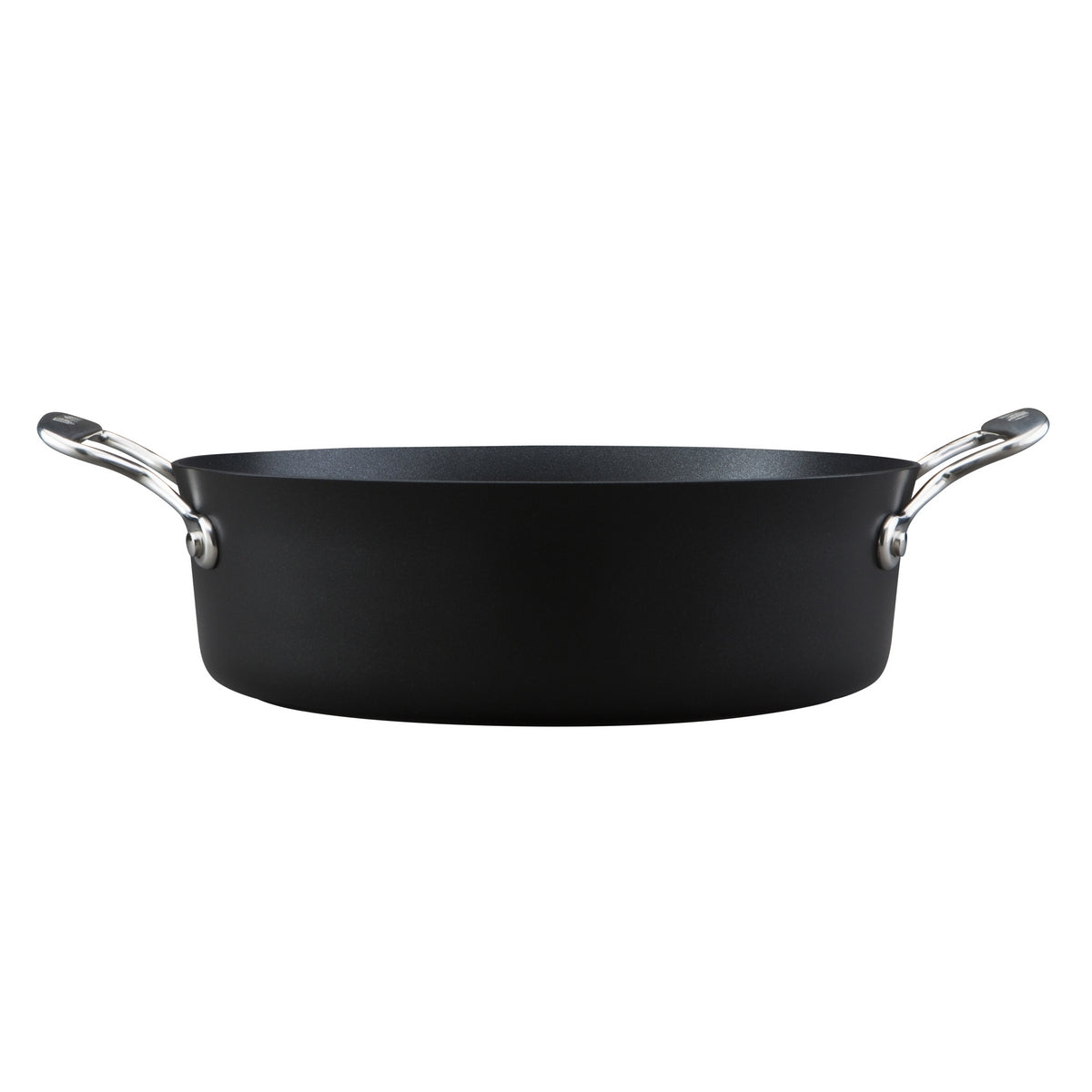 24cm anodized sauteuse pan with lid from Circulon's Style range.
