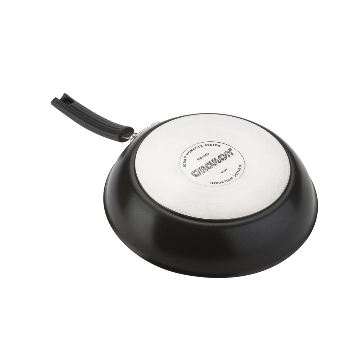 Total hard anodized induction frying pan from Circulon, with extra thick base is perfect for all hob types