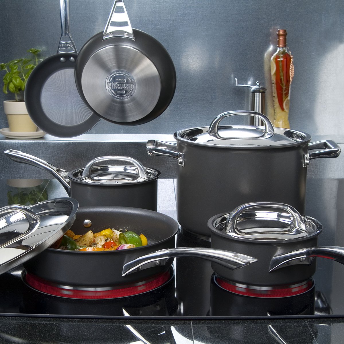 Circulon Infinite hard anodized pan set looks as good as it performs. Built for fearless cooks