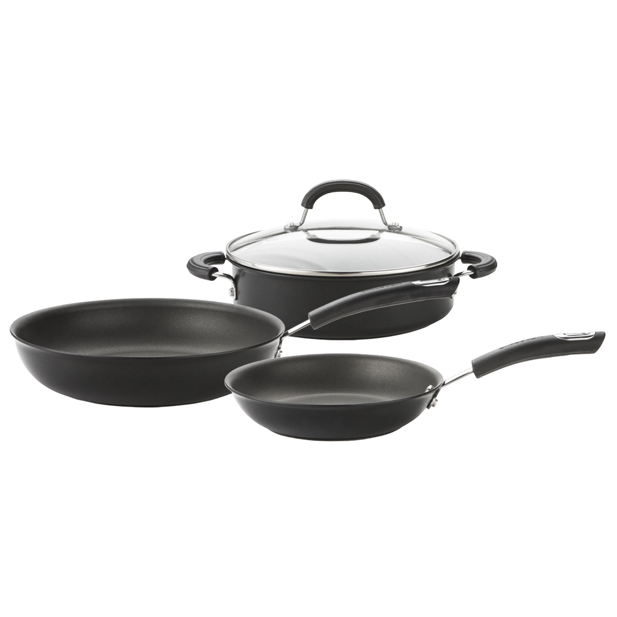Total Non Stick Skillet & Shallow Casserole Dish Set 3 Pieces